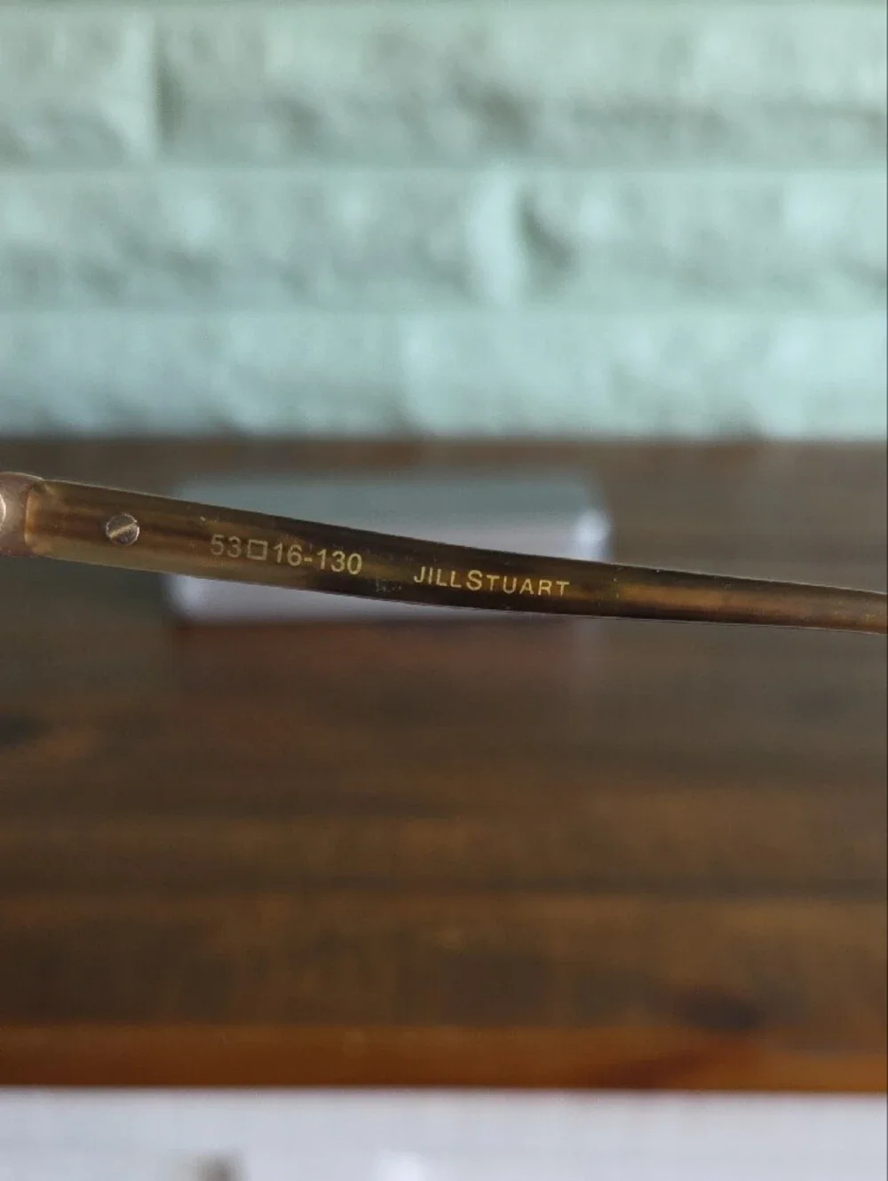 Jill Stuart Brown And Blue Women's Gray Glasses Frames